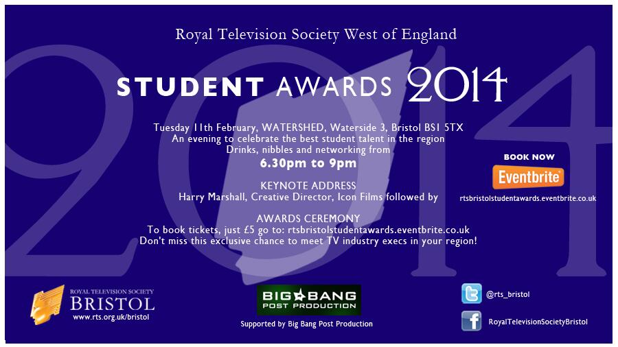 RTS Bristol student award flyer