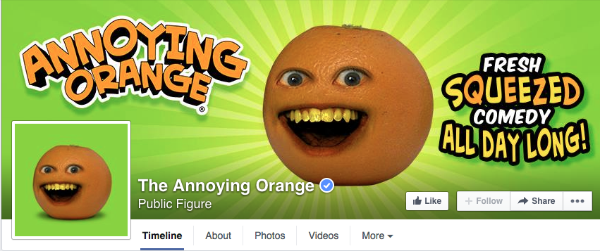 The Annoying Orange is one of the YouTube star channels which is moving over to Facebook
