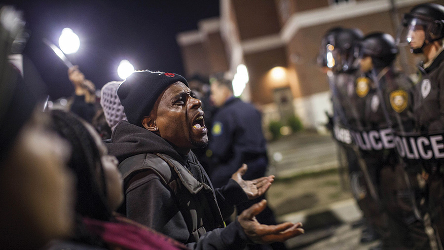 Vice coverage of protests in Ferguson, Missouri in October 2014