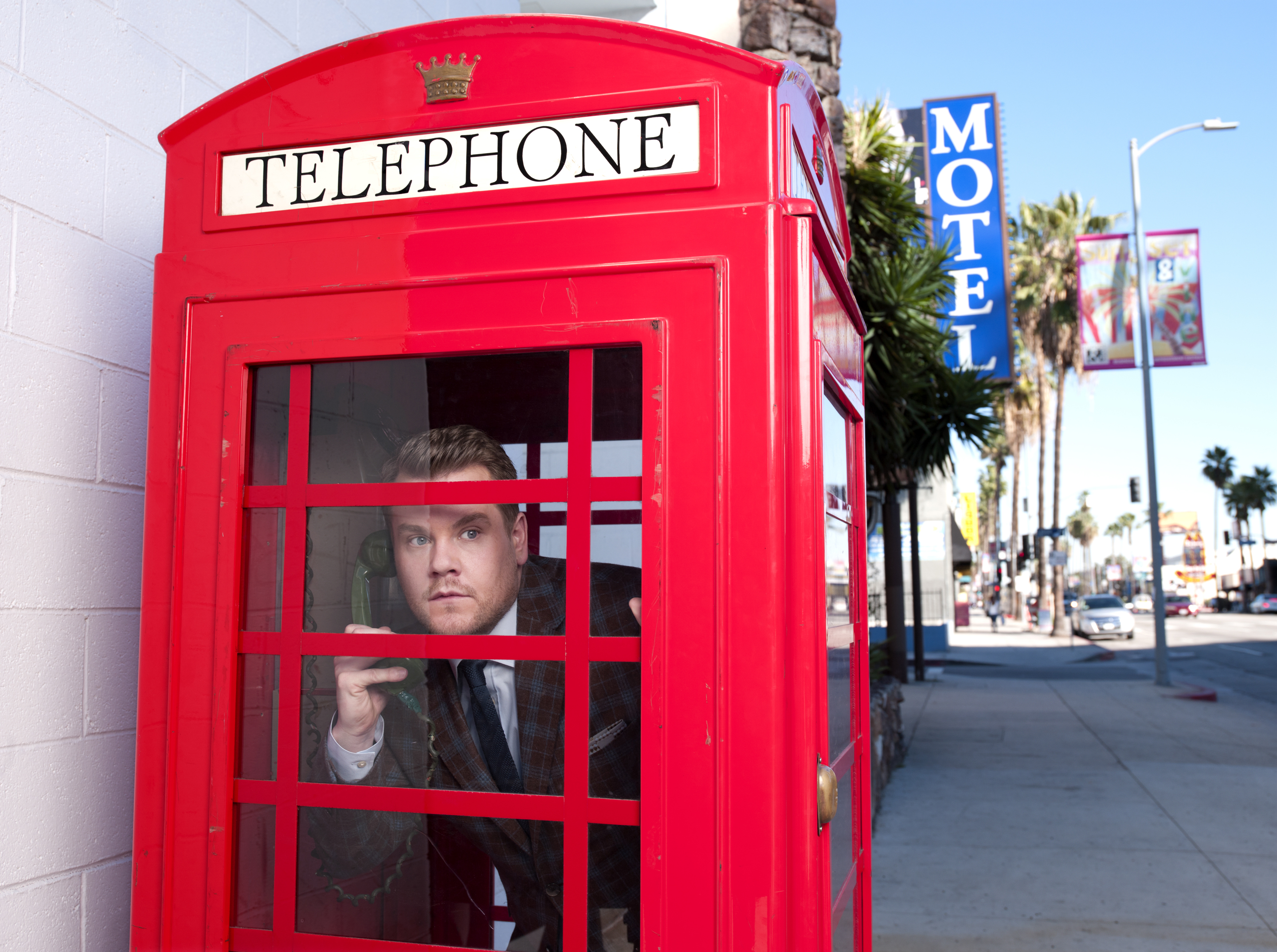 James Corden brings "the late late show" to London for the last time.