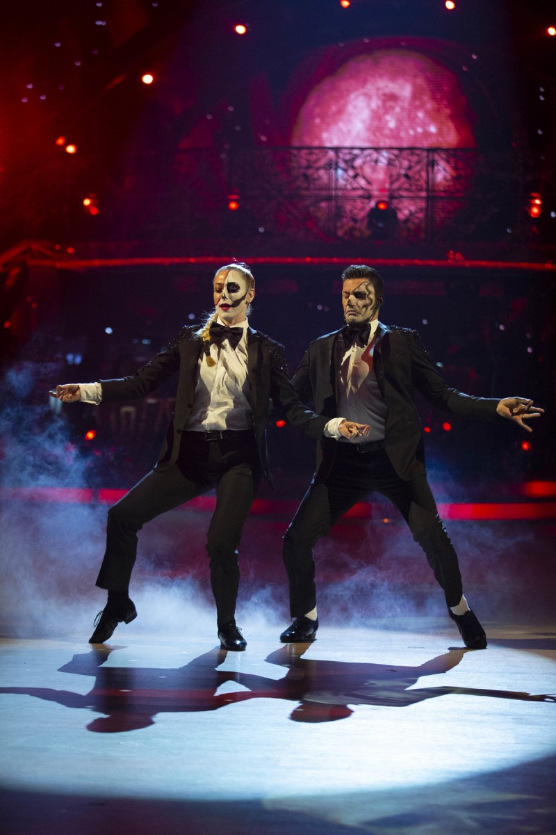 Faye Tozer and Giovanni Pernice’s Strictly Come Dancing Halloween routine (Credit: BBC)