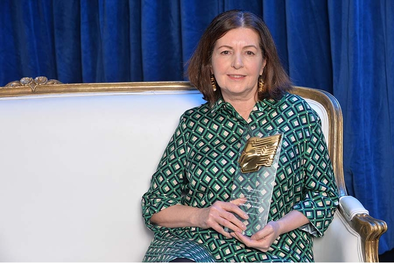 Dorothy Byrne at the 2018 Television Journalism Awards (Credit: RTS/Richard Kendal)