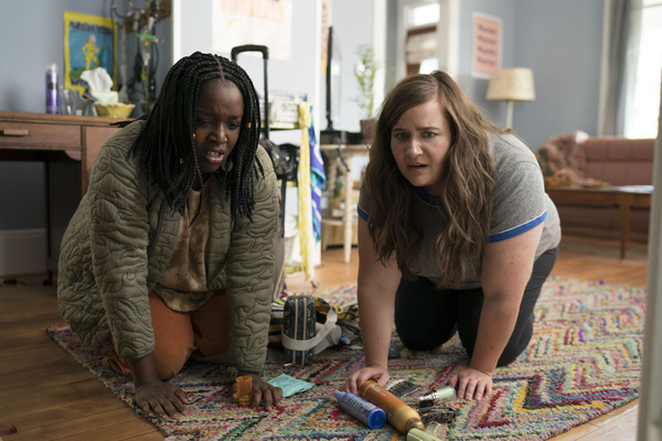 Lolly Adefope and Aidy Bryant in Shrill (credit: BBC)
