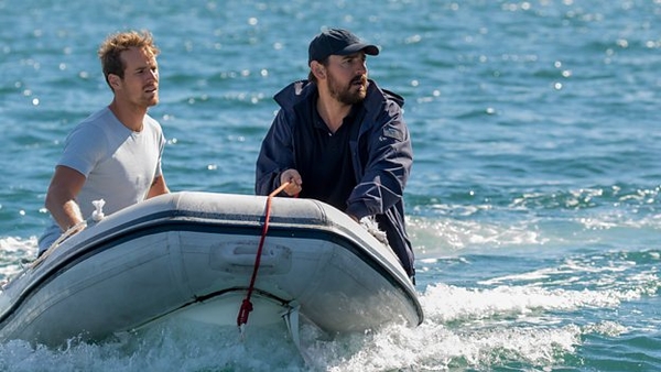 Ryan Gallagher (Ewen Leslie) and Damien Pascoe (Joel Jackson) in Safe Harbour (Credit: BBC/Hulu)