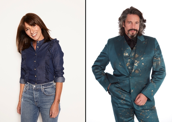 Davina McCall and Laurence Llewelyn-Bowen (credit: Channel 4)