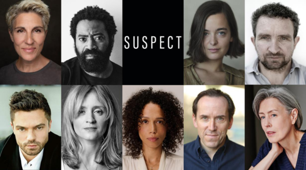 A five-by-two grid of the actors appearing in the second series of Suspect