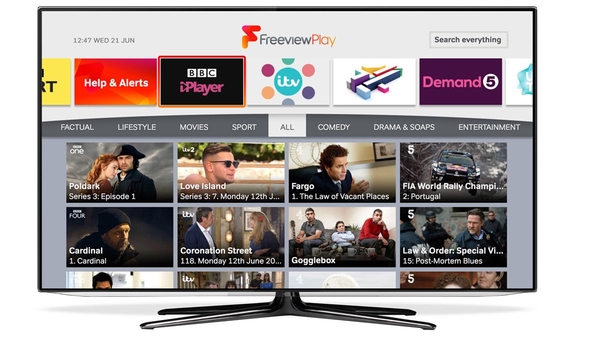 Freeview EPG (credit: Freeview)