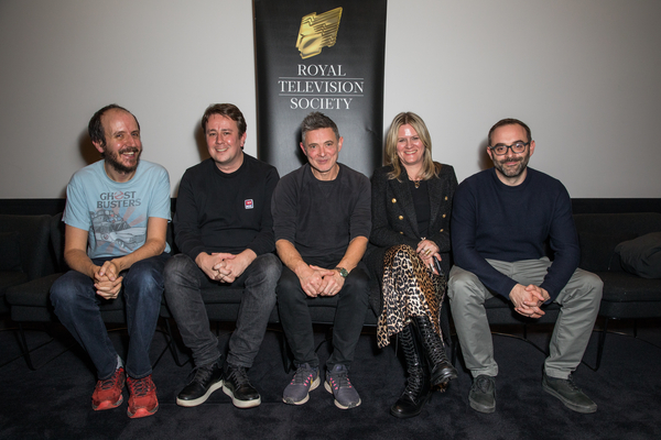Jack Thorne, Dan McCulloch, Joel Collins, Jane Tranter and Russell Dodgson (Credit: Phil Lewis)