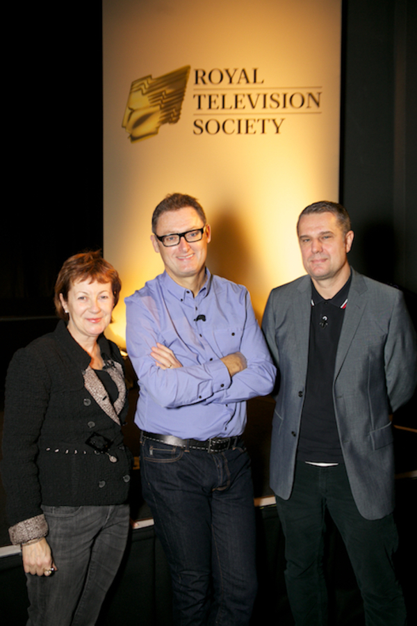 At the RTS masterclasses November 2015, from left to right: Carolyn Reynolds, Jeff Pope and Jon Mountague