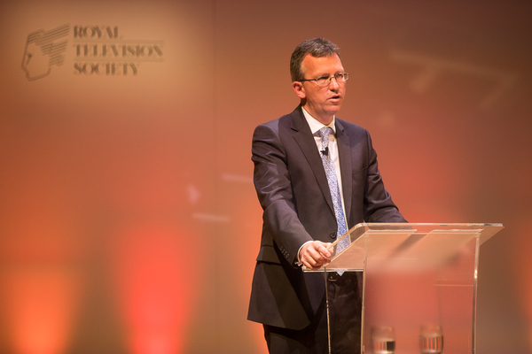 Jeremy Wright MP talking at the RTS London Conference (Credit: RTS/Paul Hampartsoumian)