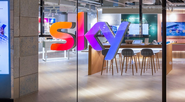 Sky offices with logo
