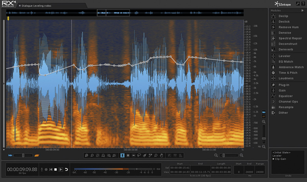 Audio post-production software from iZotope