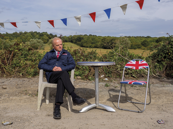 Barry Green (Toby Jones) in Don't Forget the Driver (Credit: BBC Two)