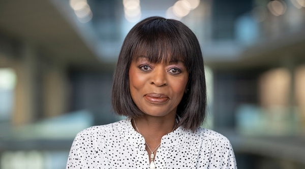 A headshot of ITN news presenter Ronke Phillips