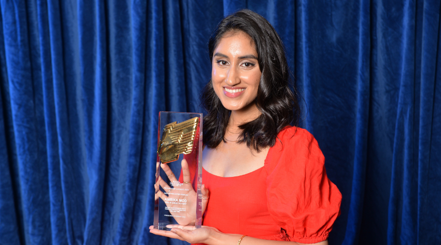 Ambika Mod at the RTS Programme Awards