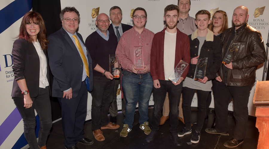 Jacqui Berkeley & Stephen Farry with some of the winners