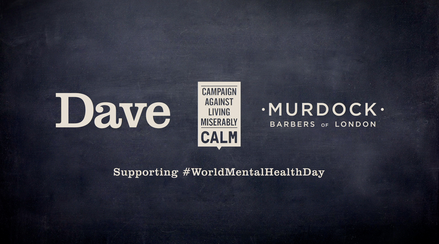 Dave and CALM partner with Murdock London Barbers for World Mental Health  Day