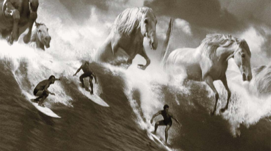 The classic Guinness surfers advert (Credit: Guinness)