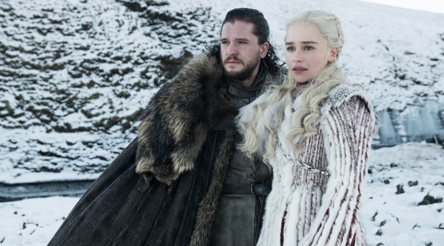 Jon Snow (Kit Harington) & Daenerys Targaryen (Emilia Clarke) (Credit: Sky/HBO)