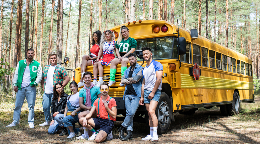 The contestants of Killer Camp (credit: ITV)