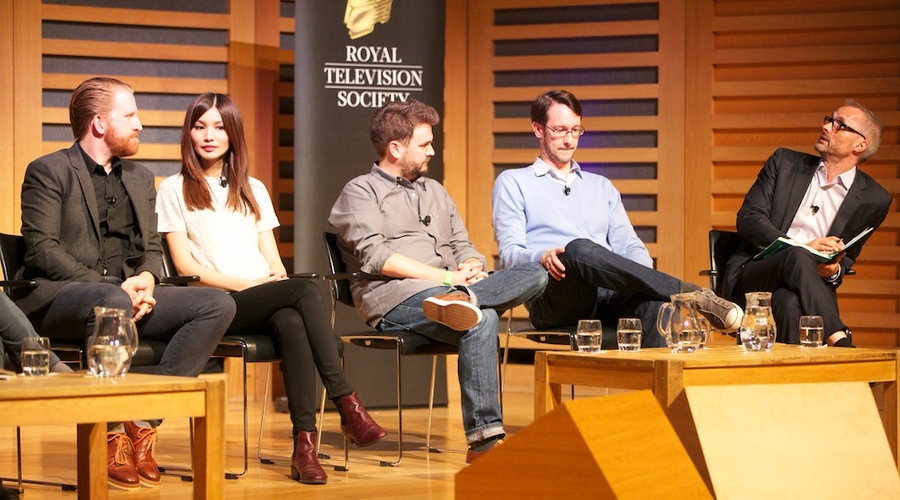 The panel at Humans: Anatomy of a Hit (Credit: Paul Hampartsoumian)