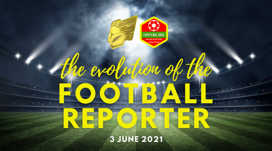 RTS Cymru Wales presents The Evolution of the Football Reporter, a special virtual event on June 3rd, 2021