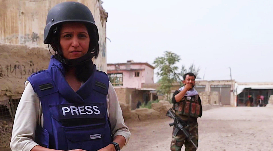 Yogita Limaye reporting in Afghanistan