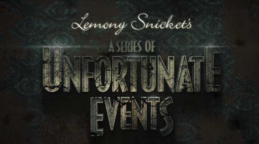 the series of unfortunate events netflix font title