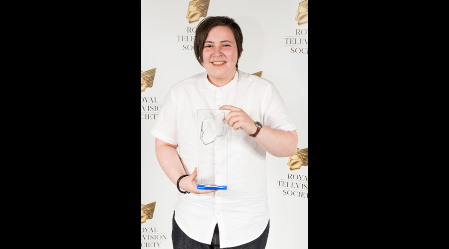 Marsaili Stewart-Skinner, winner of Best Sound, at the RTS Scotland Student Awards 2017 on the 1st of March 2017 at The Hub Glasgow.