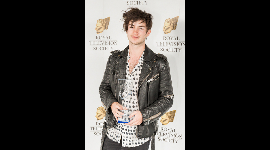 Ben Cresswell, winner of Best Animation, at the RTS Scotland Student Awards 2017 on the 1st of March 2017 at The Hub Glasgow.
