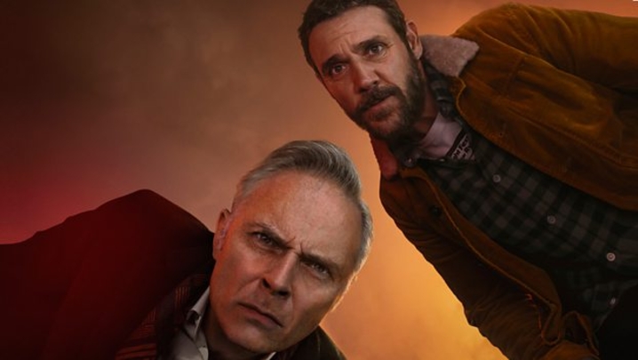 Mark Bonnar and Jamie Sives in Guilt (credit: BBC)