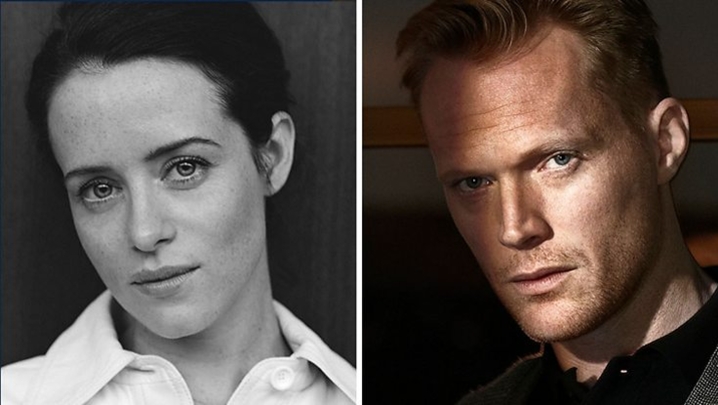 Claire Foy and Paul Bettany (credit: BBC)