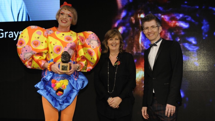 Grayson Perry at the Grierson Awards