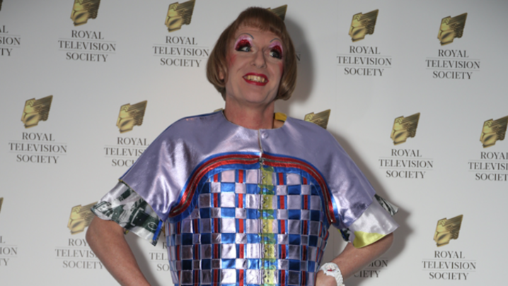 Grayson Perry at the RTS Programme Awards (Credit: Paul Hampartsoumian)