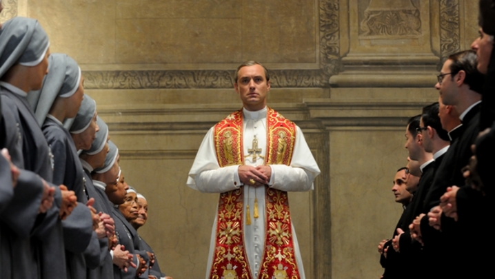 Jude Law stars as the Young Pope (Credit: Gianni Fiorito/Sky)