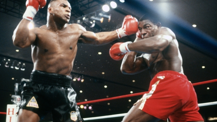 Mike Tyson and Frank Bruno (Credit:Sky)