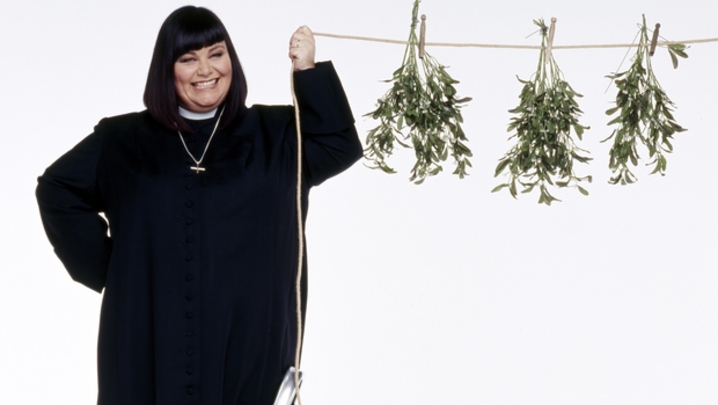 Dawn French in The Vicar of Dibley (Credit: UKTV/Gold/BBC Worldwide)