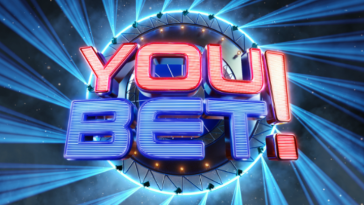 A graphic showing the logo for You Bet!, with 'You' written in red and 'Bet' written in blue