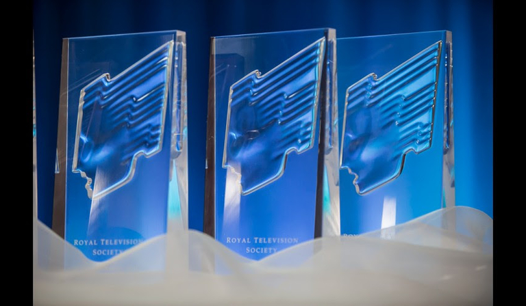 RTS Scotland Awards trophies