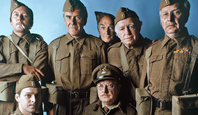 The cast of Dad's Army