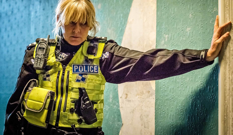 Sarah Lancashire as Catherine Cawood in Happy Valley (credit: BBC)