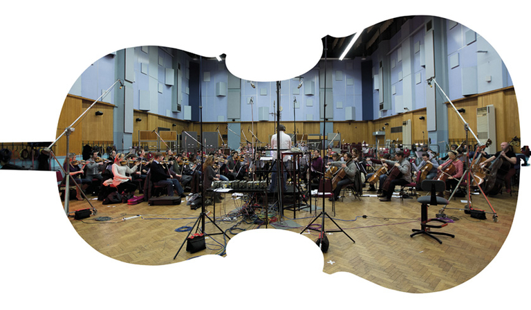 Royal Philharmonic Orchestra recording at Abbey Road Studios (Credit: Abbey Road Studios)