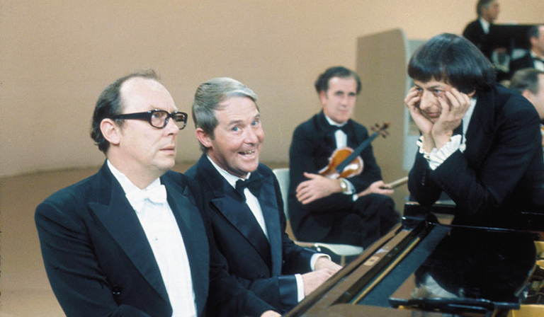 The 1971 Morecambe & Wise Show, featuring put-upon composer Andre Previn (Credit: BBC)
